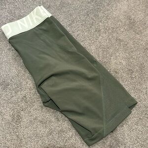 Forest green Nike biker shorts